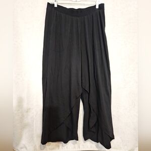 Gudrun Sjoden Slit Flowy Black Pants